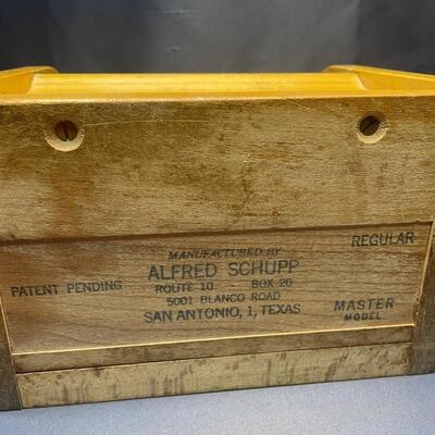 Wood Straw dispenser