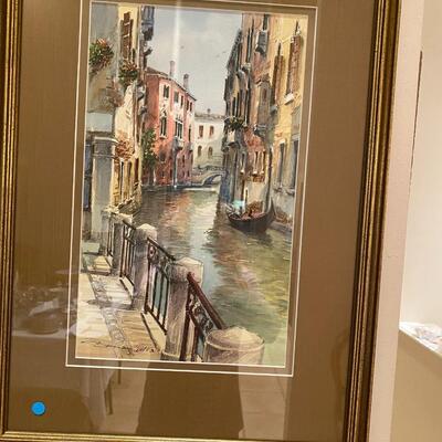 Street scene framed