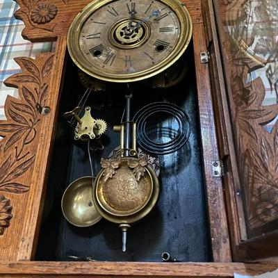 Gingerbread mantle clock