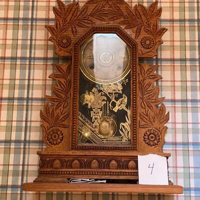 Gingerbread mantle clock