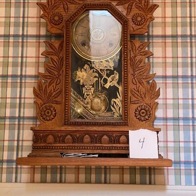 Gingerbread mantle clock
