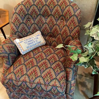 Pair of club chairs