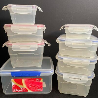 Lot 87 Plastic Storage containers