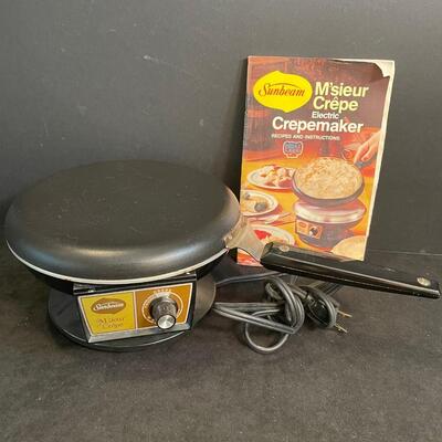 Lot 91 Sunbeam Crepe Maker