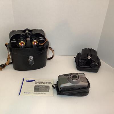 Lot. E - 1065. Asahi Pentax Binoculars/ Nikon Binoculars / Samsung Camera