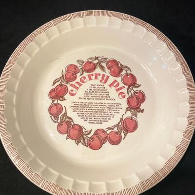 Lot 97 Ceramic Pie Plates & Glass Baking Dish