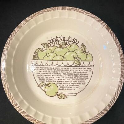 Lot 97 Ceramic Pie Plates & Glass Baking Dish
