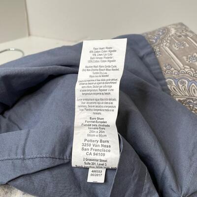 Pottery Barn King Duvet and 2 Shams