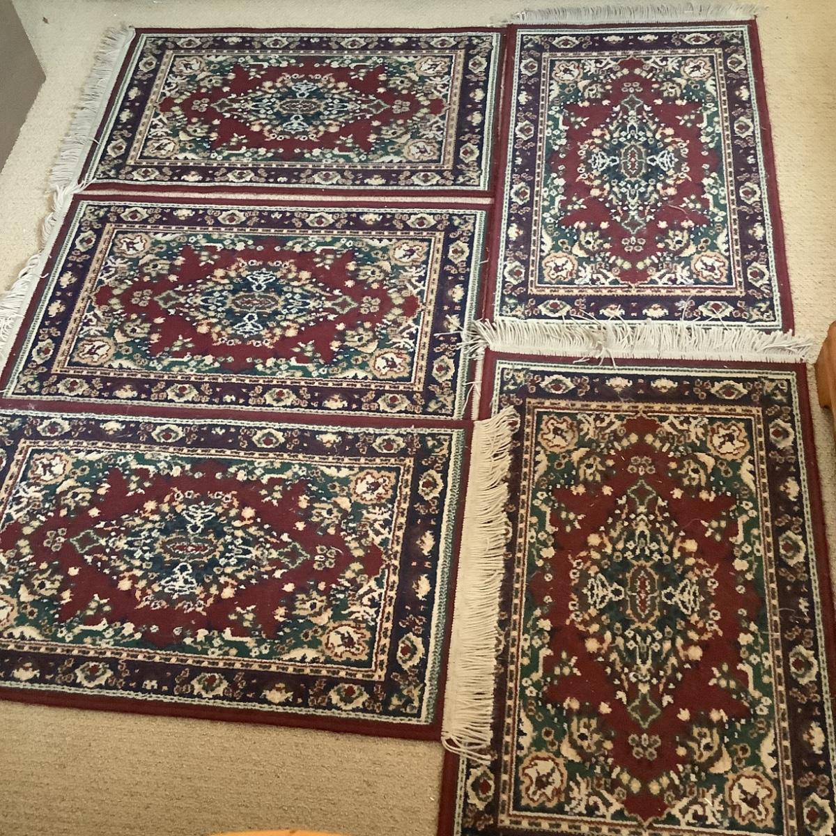 Lot E 1070. Set of 5 Oriental Style Rugs ( 2’ x 3’4” )
