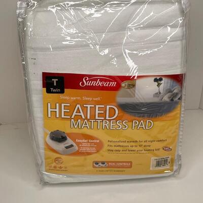 Twin Size Heated Mattress Pad