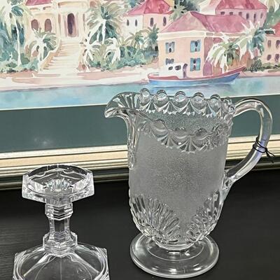 Amazing Crystal Jar and Candle Holder