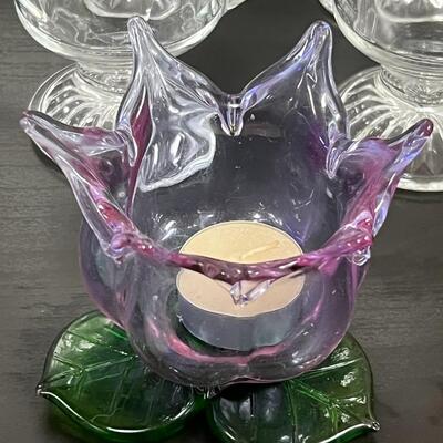 Irish Coffee mugs and Candle Holder