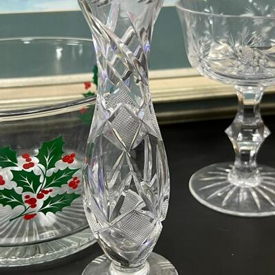 Crystal and Glasses. Vases, Bowls