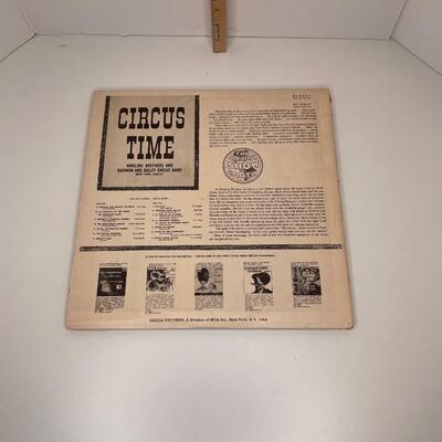 Rare vintage Barnum & Bailey Ceramic Tile and Record Album