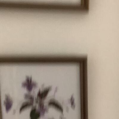 Lot C-  1129. Three Hand Stitched Framed Needlepoint by D.M.