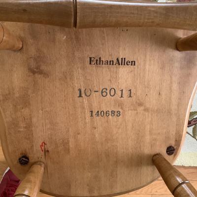 Lot C - 1130. Vintage Walter of Wabash Expandable Table ( three leaves included ) & Ethan Allen Arrowback Chair