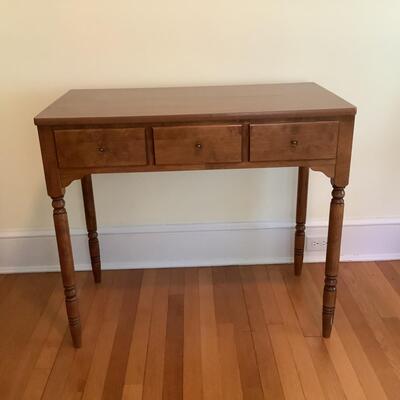 Lot C - 1130. Vintage Walter of Wabash Expandable Table ( three leaves included ) & Ethan Allen Arrowback Chair