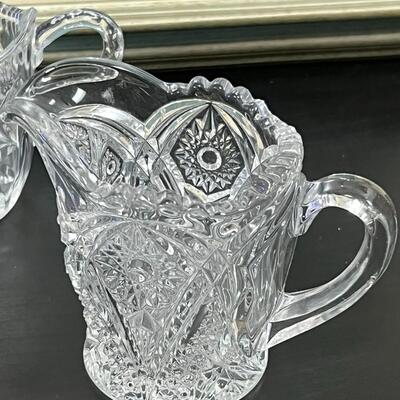 Wonderful Collection of Crystal Creamers
