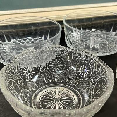 Nice lot of Glasses and Crystal Dessert Bowls and Cups
