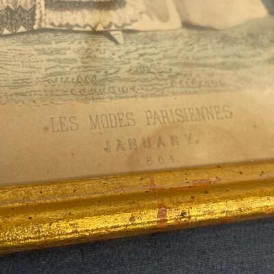 Antique Les Modes Parisiennes