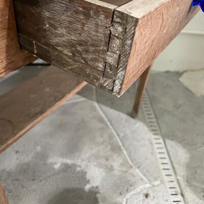 Antique Weathered Wooden Table