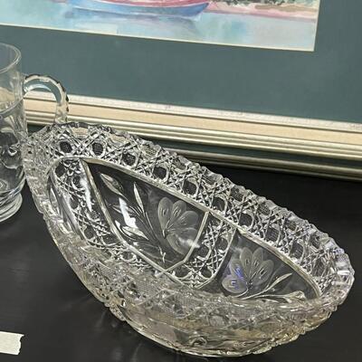 Crystals Creamers, mug and bowl