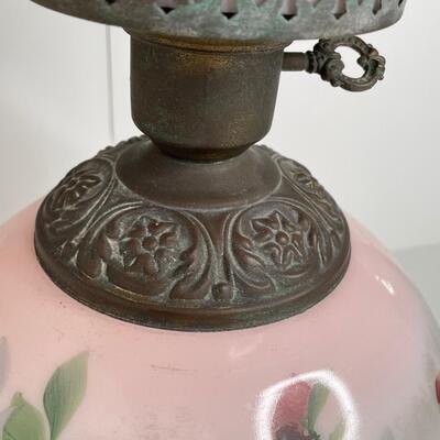 GWTW double globe Hurricane Lamp