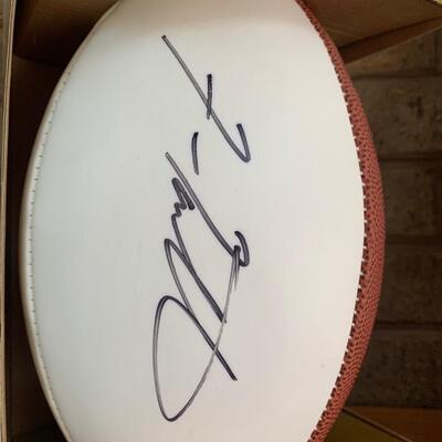 Signed by #7 Game Ball Commemorative Football