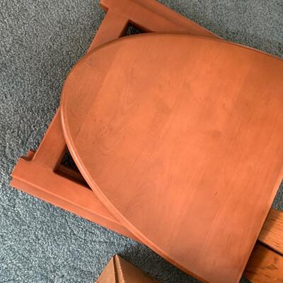 Unusual Drop Leaf Space Saver Oval Table