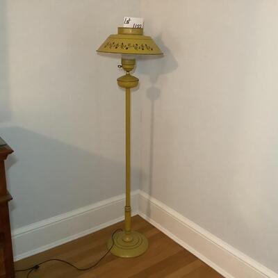 Lot. F - 1133. Vintage Toleware Floor Lamp