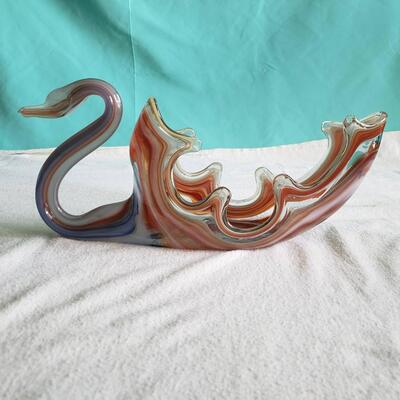 Art Glass Swan