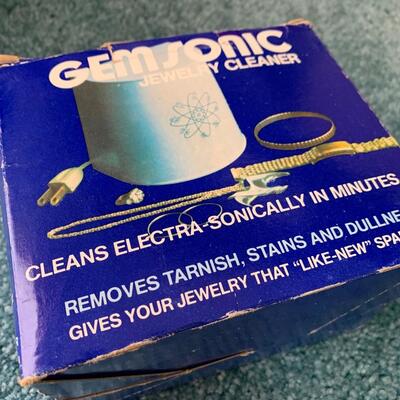 Vintage MCM GemSonic Jewelry Cleaner In Box