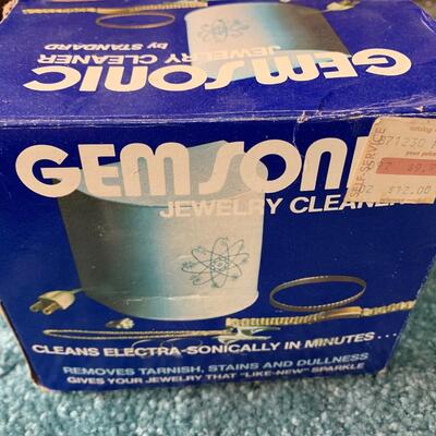 Vintage MCM GemSonic Jewelry Cleaner In Box