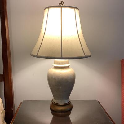 Lot. F - 1137. Pair of Faux Marble Lamps