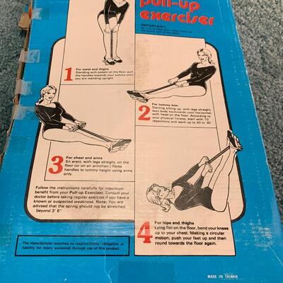 Vintage Home Pull Up Exercise Machine In Box