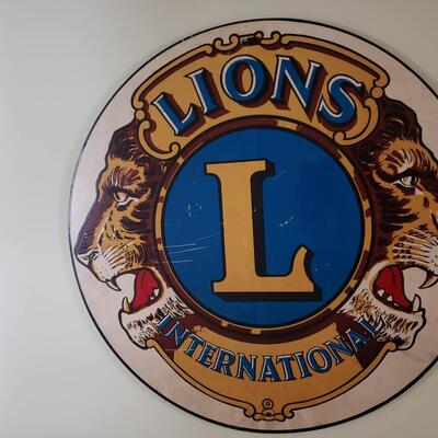 Lions Club Sign