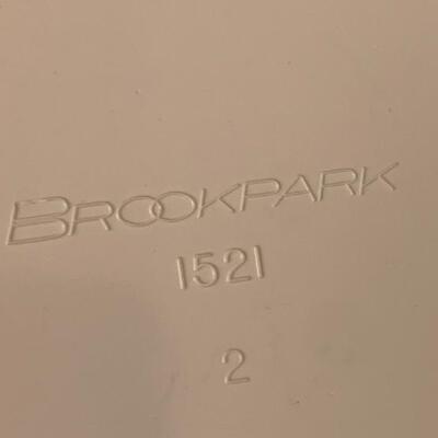 Brookpark Vintage Plastic Cornucopia Thanksgiving Turkey Platter