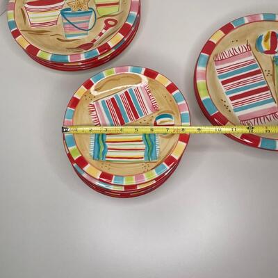 Ceramic beach plates