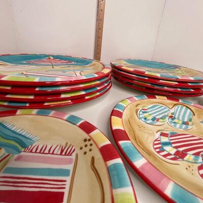 Ceramic beach plates
