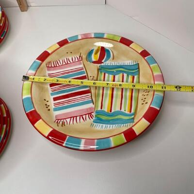 Ceramic beach plates