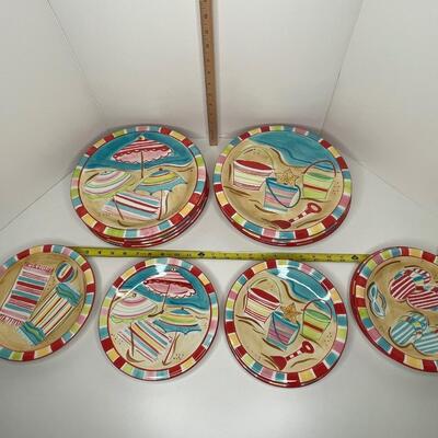 Ceramic beach plates