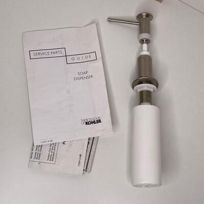 Kohler satin nickel soap pump