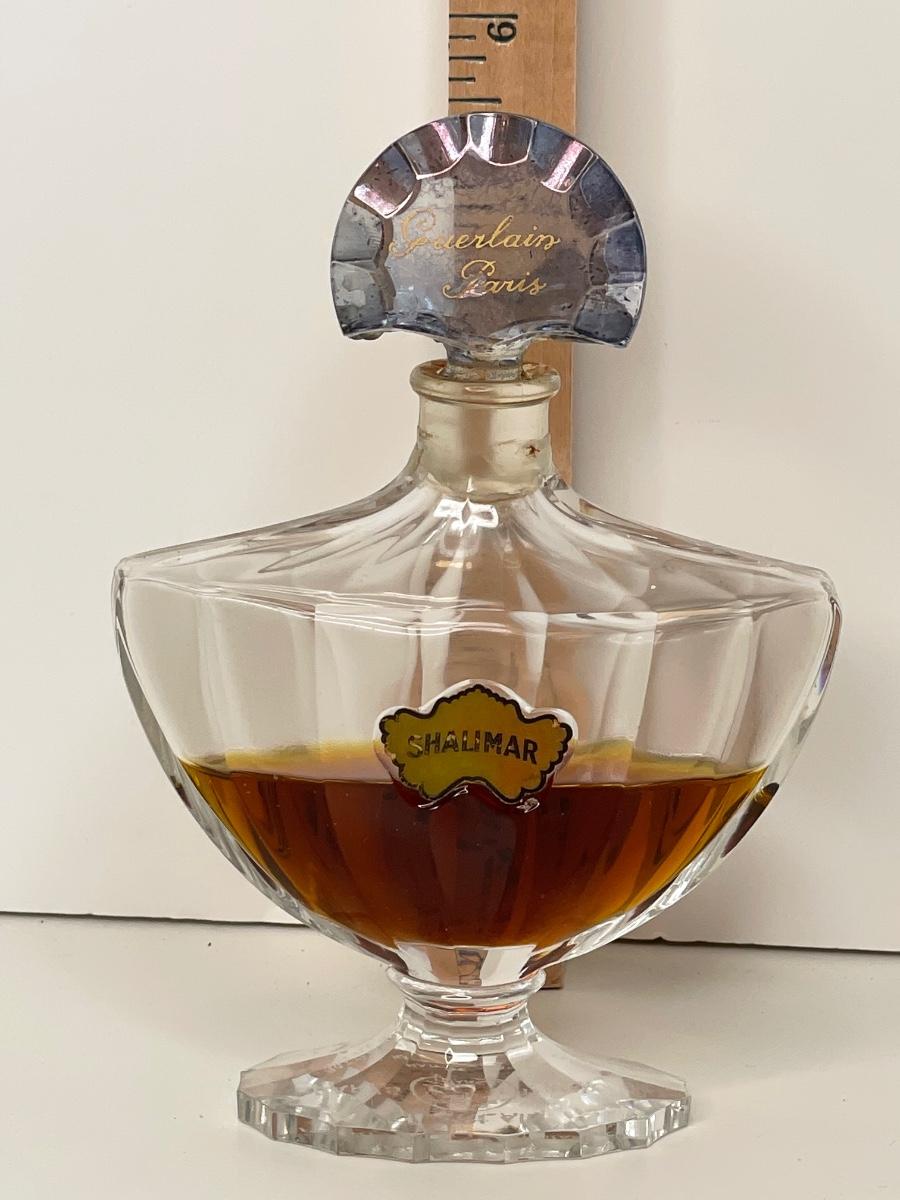 Vintage Shalimar Perfume crystal bottle and cologne | EstateSales.org