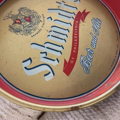 Authentic Vintage Schmidtâ€™s Beer Tray