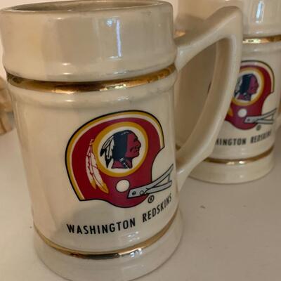 Washington Redskin Beer Stein Lot