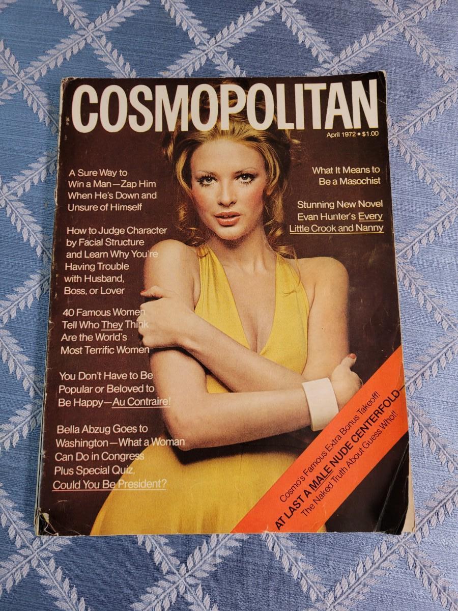 Cosmopolitan Magazine- April 1972 with Burt Reynolds Nude Centerfold ...