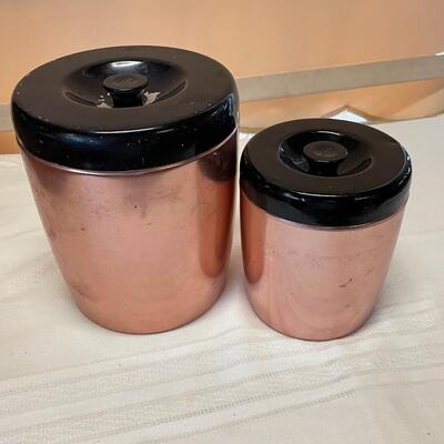 Vintage West Bend Mid Century Canisters