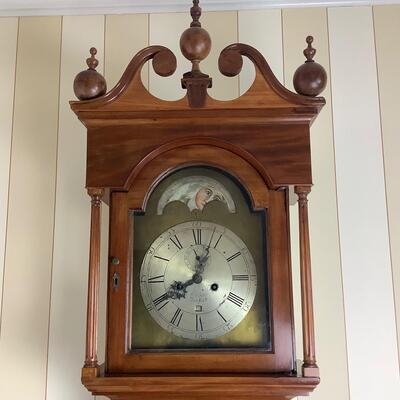 A1015 Antique English Tall Case Clock