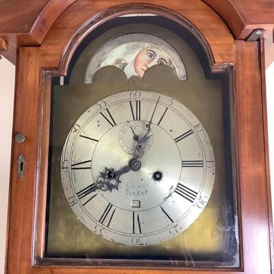 A1015 Antique English Tall Case Clock