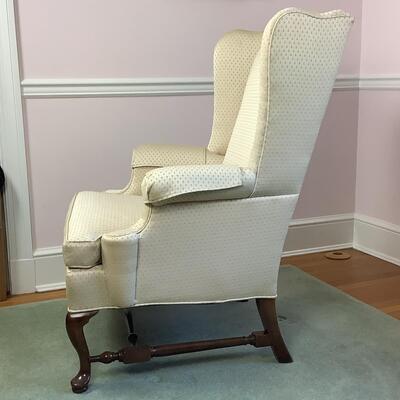 L1026 Ethan Allen Upholstered Wingback Chair
